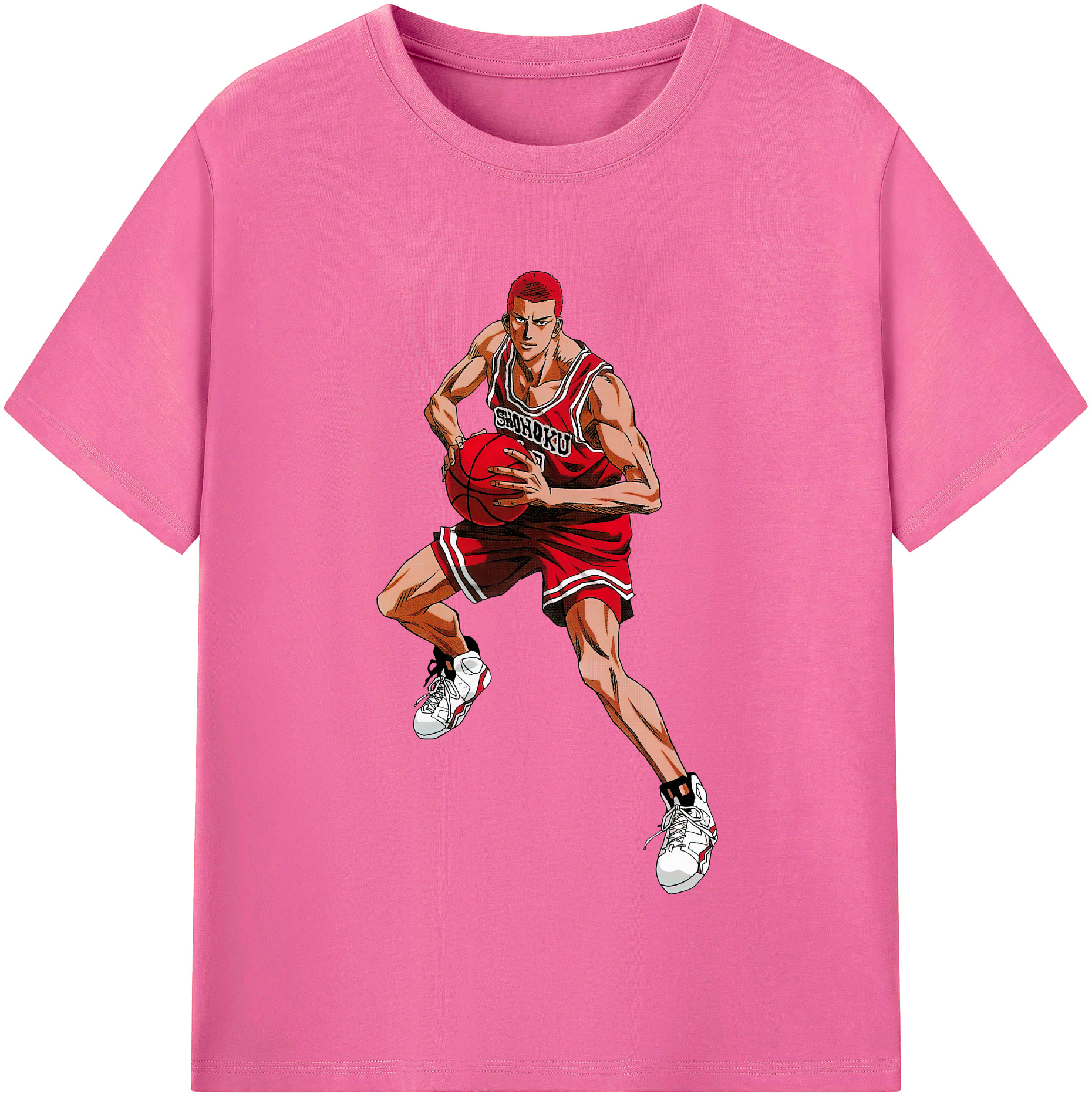 （画像用） SLAM DUNK／スラムダンク レディースカジュアルプリントTシャツ（綿100％）